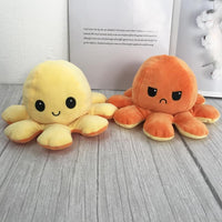 Reversible Flip Octopus Plush Stuffed Toy Soft Animal Home Accessories Cute Animal Doll Children Gifts Baby Plush Toy For Kids - BIG FRENCHIES