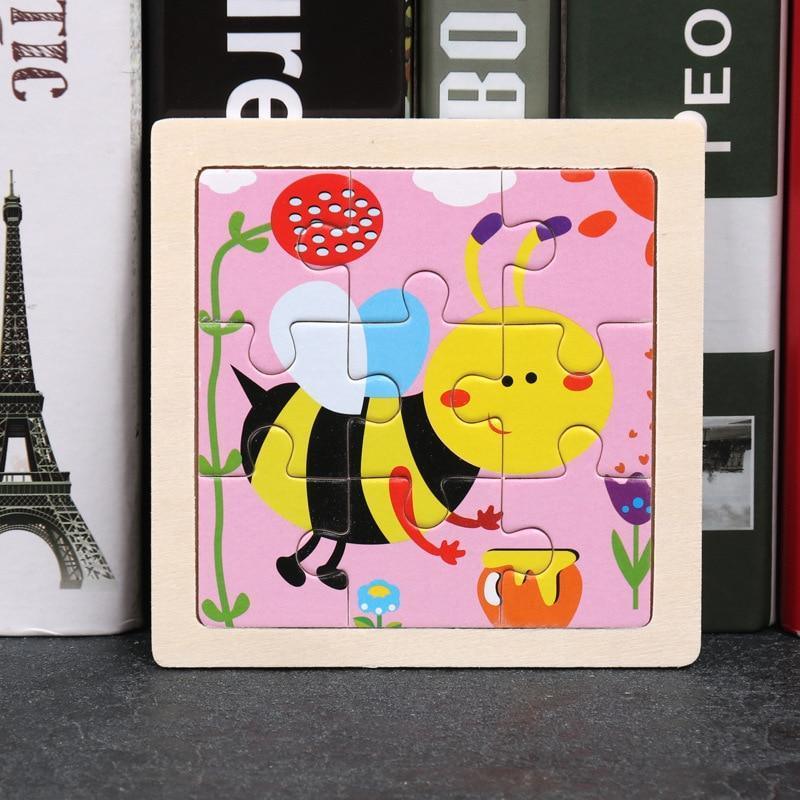Wood Puzzles Children Adults Vehicle Puzzles Wooden Toys Learning Education Environmental Assemble Toy Educational Games For Baby and Kids - BIG FRENCHIES