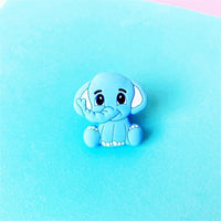 2pc Silicone Elephant Teether Baby Silicone Chew Charms Baby Teething Gift Toddler Toys Unique Design - BIG FRENCHIES
