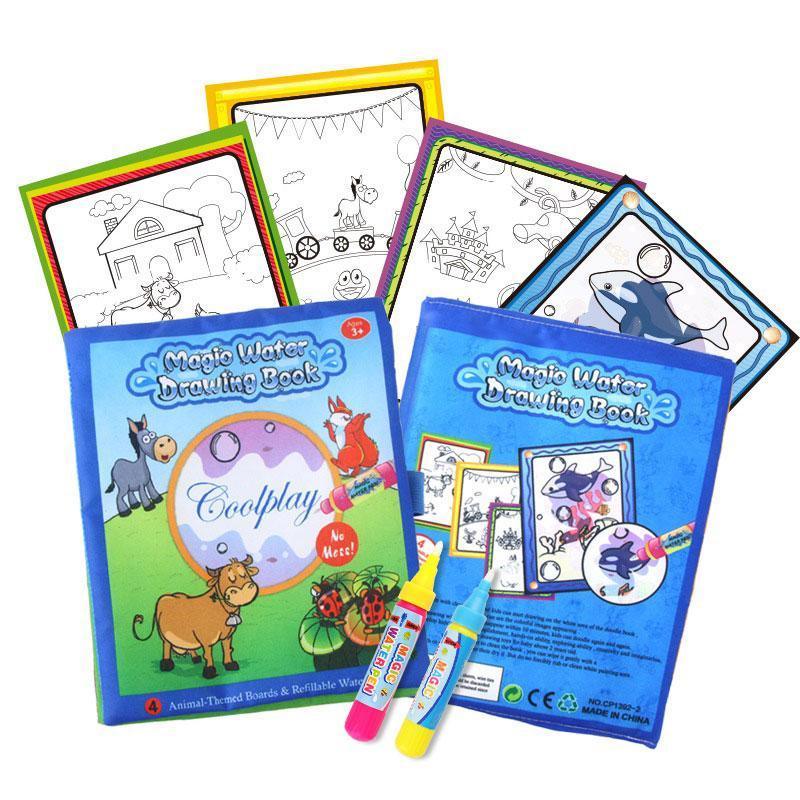 Magic Water Drawing Books Coloring Books Doodle & Magic Pen Painting Drawing Board Children Painting Toys Birthday Gifts - BIG FRENCHIES