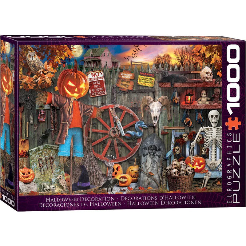 Halloween Decorations 1000 Piece Jigsaw Puzzle Eurographics - BIG FRENCHIES