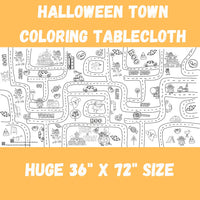 Halloween Coloring Tablecloth - BIG FRENCHIES