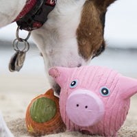 Hamlet Pig Ruff-Tex® Latex Ball Dog Toy, Large - BIG FRENCHIES