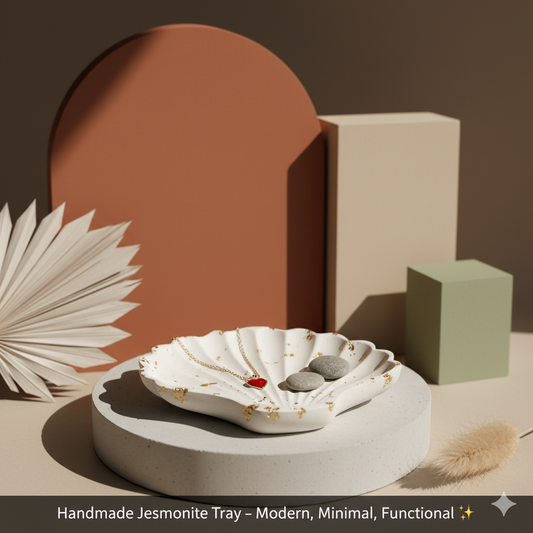 Jesmonite Tray | Handmade Minimalist Décor