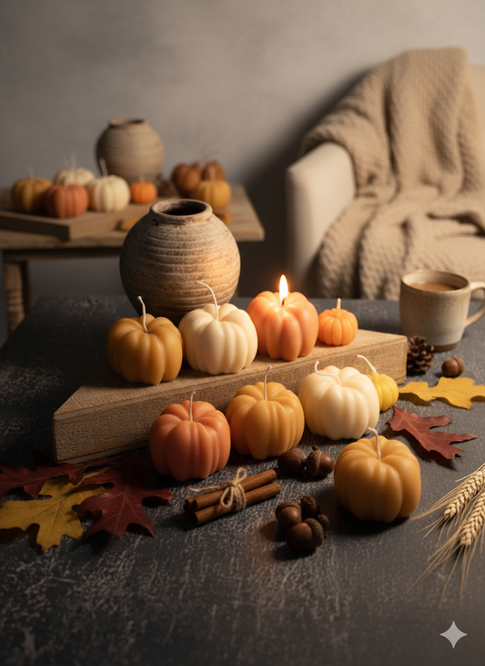 Autumn Pumpkin Candle | Hand-Poured Soy Wax