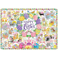 Happy Easter 350 Piece Family Jigsaw Puzzle Cobble Hill