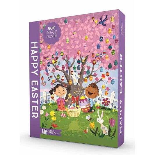 Happy Easter 500 Piece Jigsaw Puzzle Gibbs Smith - BIG FRENCHIES