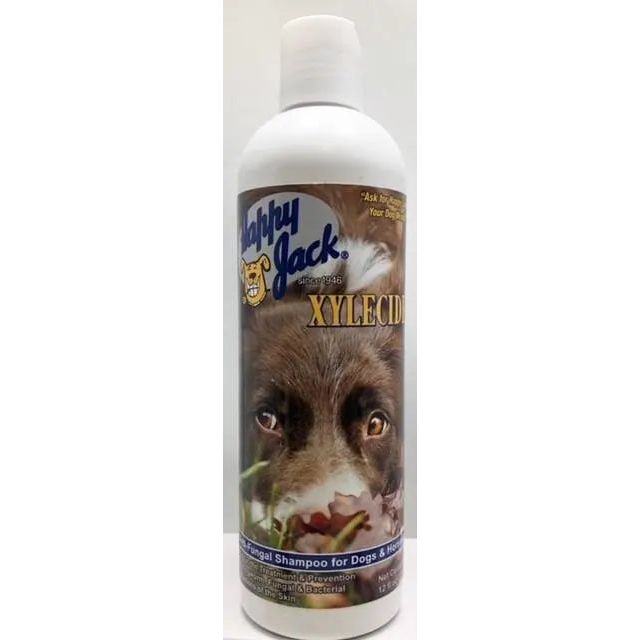 Happy Jack Xylecide Anti-Fungal Ringworm Shampoo Dog Horses 12oz.
