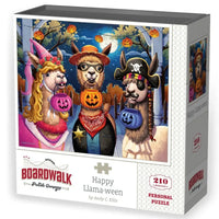 Happy Llama-ween 210 Piece Jigsaw Puzzle Boardwalk - BIG FRENCHIES