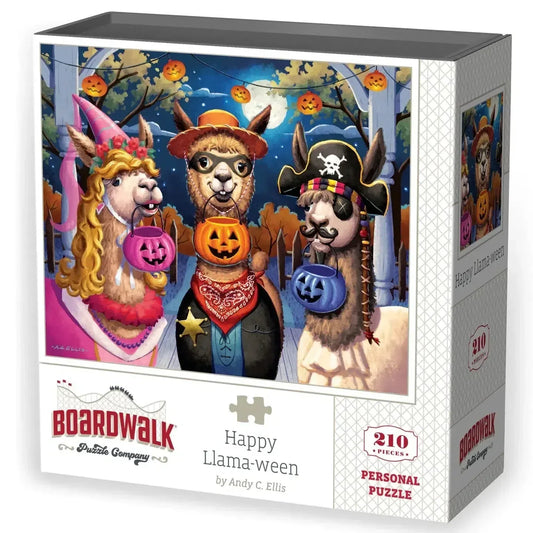 Happy Llama-ween 210 Piece Jigsaw Puzzle Boardwalk - BIG FRENCHIES