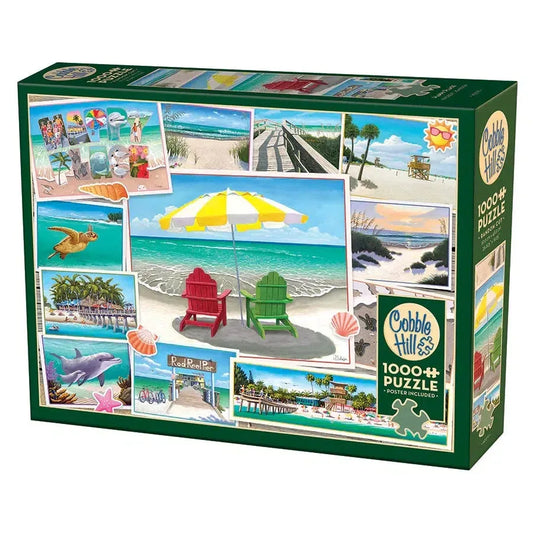 Happy Place 1000 Piece Jigsaw Puzzle Cobble Hill - BIG FRENCHIES