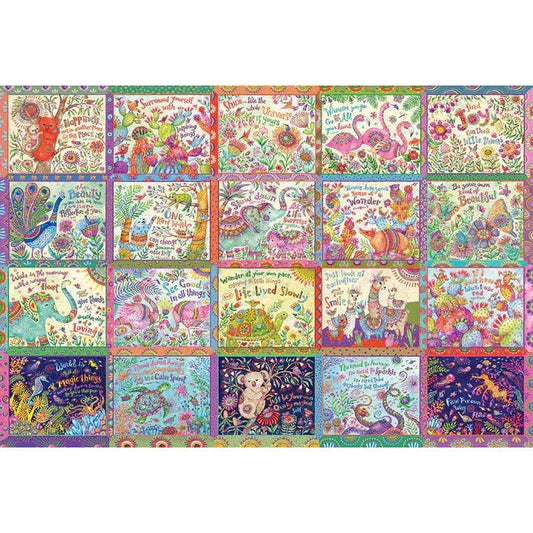 Happy Thoughts 2000 Piece Jigsaw Puzzle Cobble Hill - BIG FRENCHIES