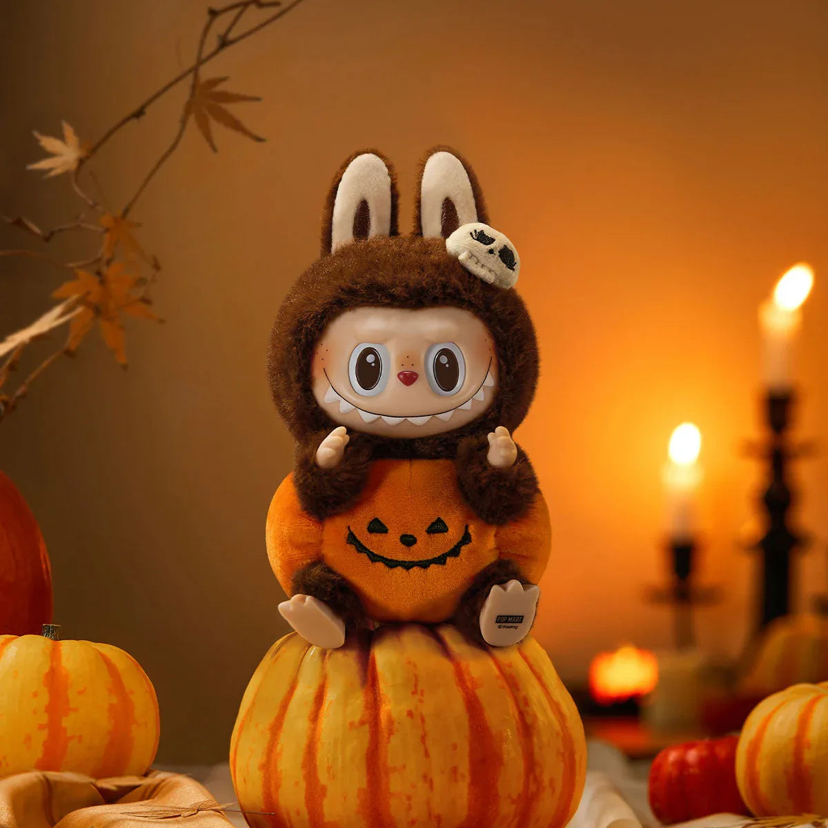 Happy Halloween Party Series-Sitting Pumpkin Vinyl Plush Pendant - BIG FRENCHIES