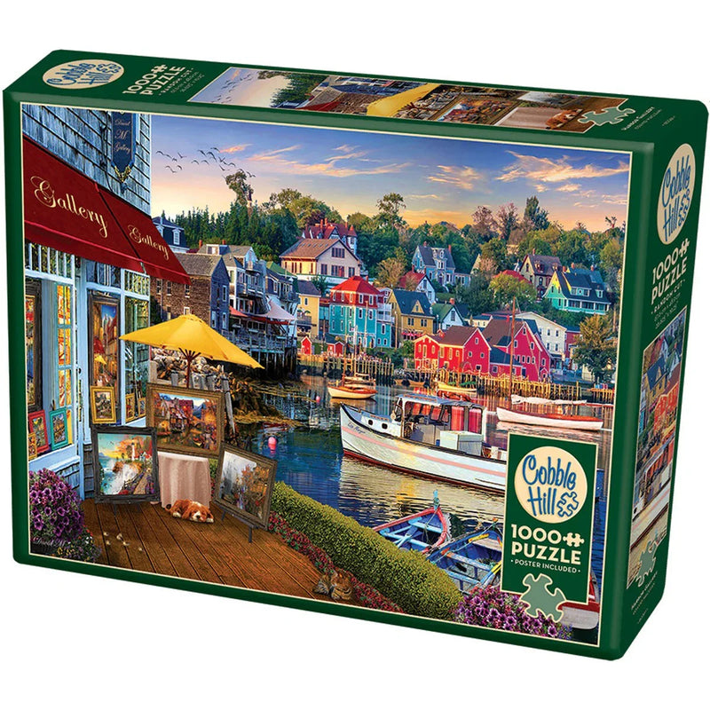 Harbor Gallery 1000 Piece Jigsaw Puzzle Cobble Hill - BIG FRENCHIES