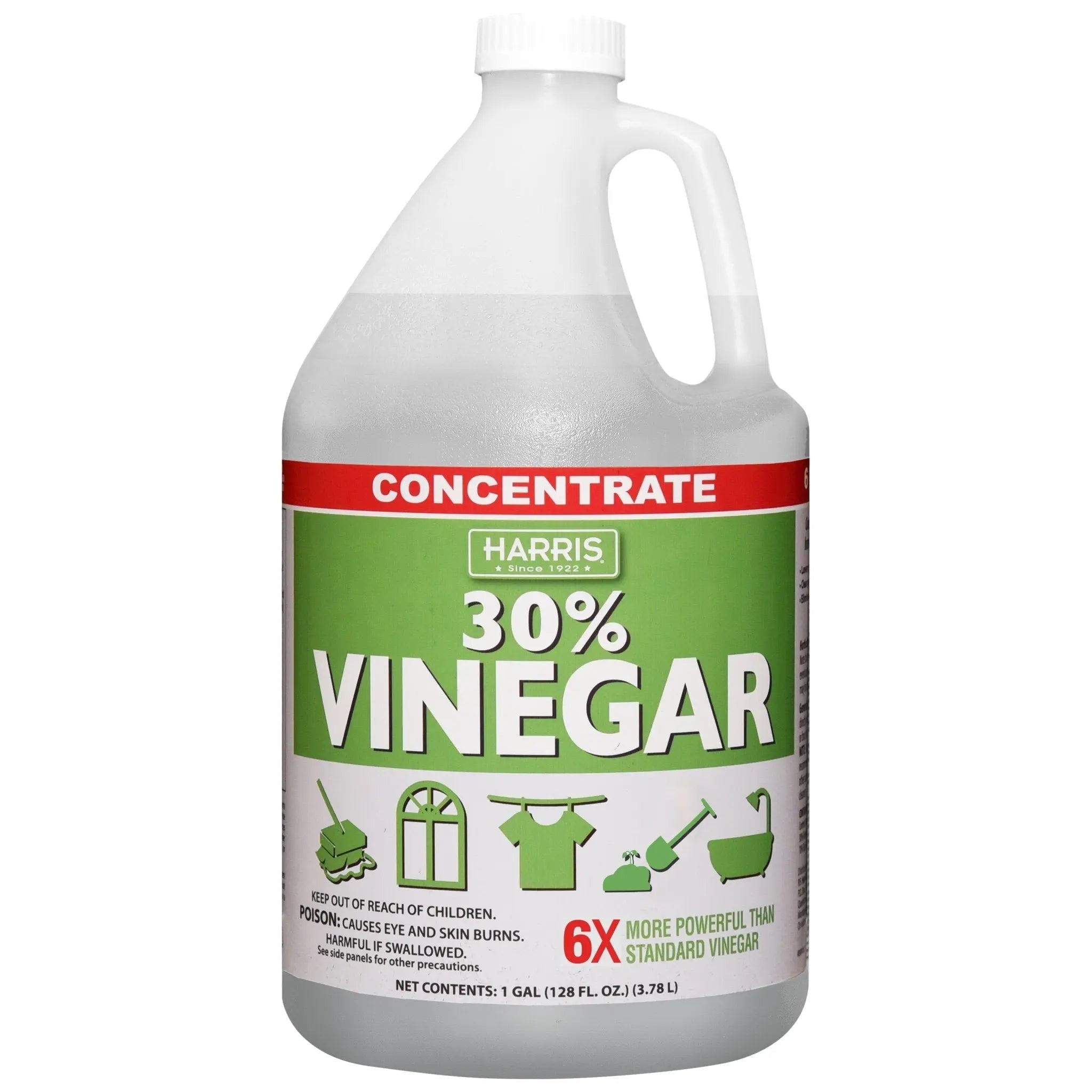 Harris 30% Vinegar Cleaner 1 Gallon 4-Pack w/ Free Sprayer Home Outdoor