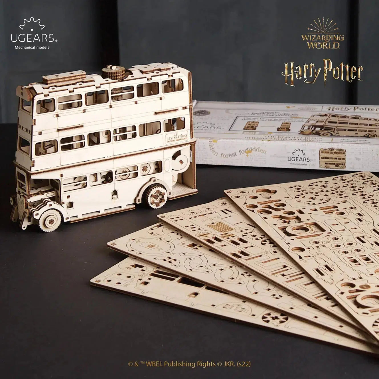 Harry Potter™ Knight Bus™ 3D Wood Model Kit UGEARS