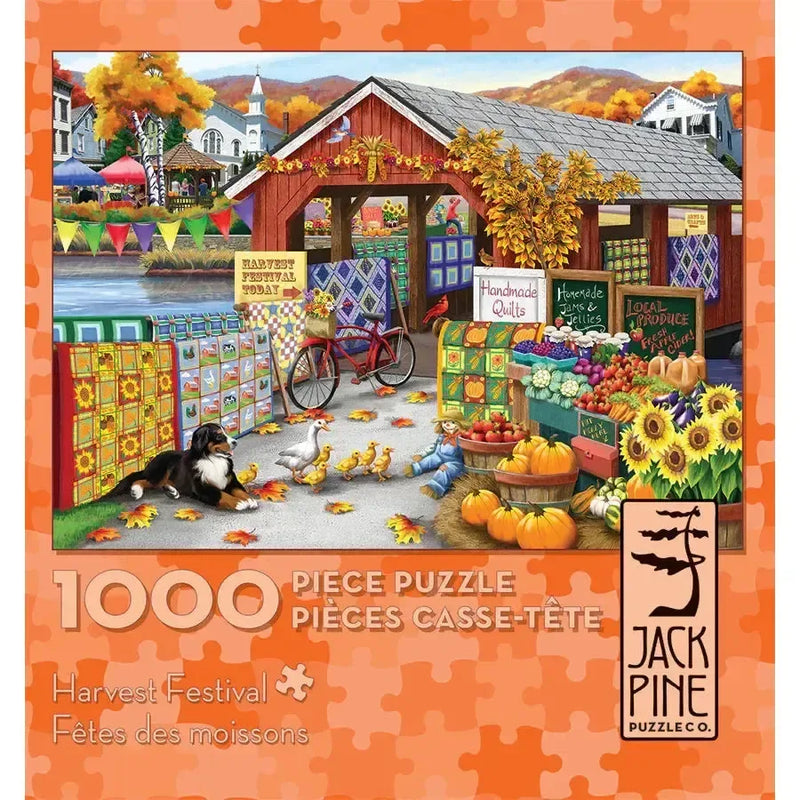 Harvest Festival 1000 Piece Jigsaw Puzzle Jack Pine - BIG FRENCHIES
