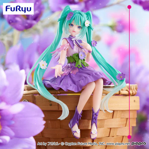 HATSUNE MIKU - FLOWER FAIRY PURPLE COSMOS NOODLE STOPPER FIGURE-Crane-BIG FRENCHIES-Anime Pop