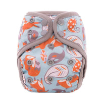 Newborn Pocket Diaper Cloth Diapers Bamboo Charcoal Inner Waterproof PUL Outer Double Gussets Nappies for Baby - BIG FRENCHIES