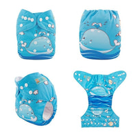 ModernLuxury Printed Baby Cloth Diaper Reusable Cloth Nappy Snap Adjustable Pocket Diaper Nappies For Baby Kids - BIG FRENCHIES