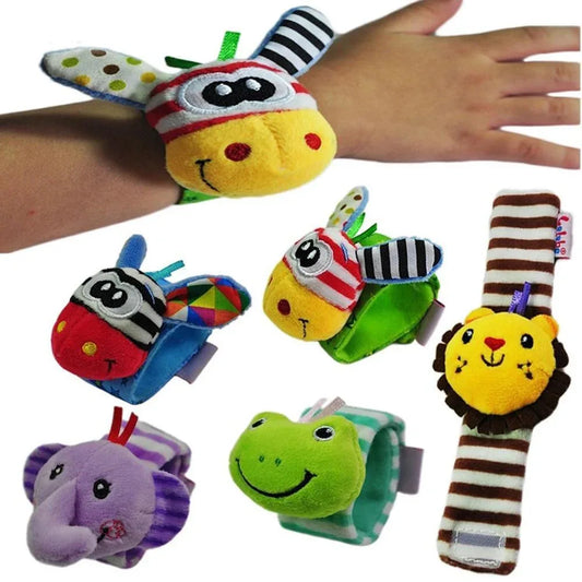 Cute Wristband Rattles For Baby Kids Rattle Toys Soft Educational Toys For Kids Baby Girls & Boys Perfect Baby Gift - BIG FRENCHIES