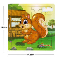 38 Style Cartoon Wooden Puzzle Children Animal/ Vehicle Toy For 2-6 Year Baby Early Educational Toys for Kids - BIG FRENCHIES