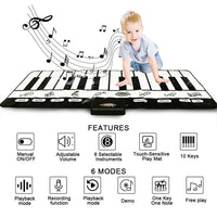 Electronic Musical Piano Mat Keyboard Baby Crawling Touch Play Game Carpet Mat Educational Musical Instrument Toy For Kids - BIG FRENCHIES