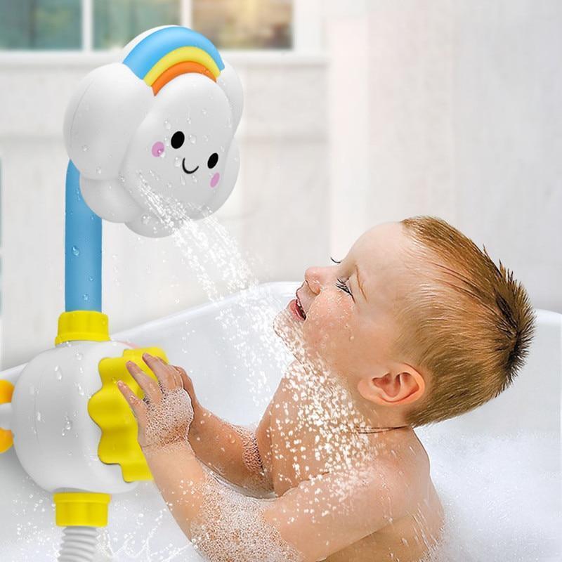 Modern Shower Toy For Kids Baby Water Game Clouds Model Faucet Shower Water Spray Toy For Children Squirting Sprinkler For Kids - BIG FRENCHIES