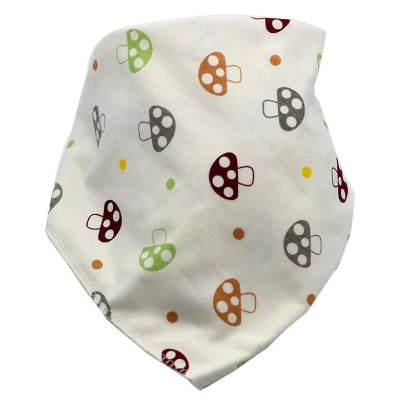 Baby Bibs Triangle Cotton Cartoon Child Bandana Dribble Bibs Newborn Slabber Absorbent Cloth For Baby and Kids - BIG FRENCHIES
