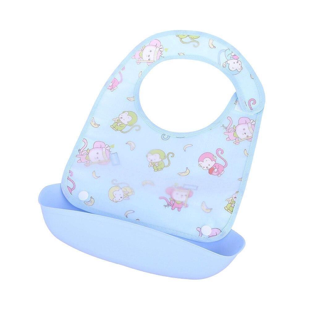 Baby Bibs Waterproof Silicone Feeding Saliva Towel Newborn Cartoon Aprons Baby Bibs Detachable For Kids - BIG FRENCHIES