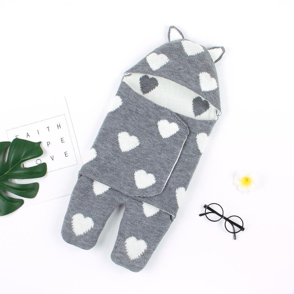Baby Sleeping Bags Envelope Winter Warm Knitted Sleep sacks for Newborn Infant Stroller Bed Swaddle. - BIG FRENCHIES