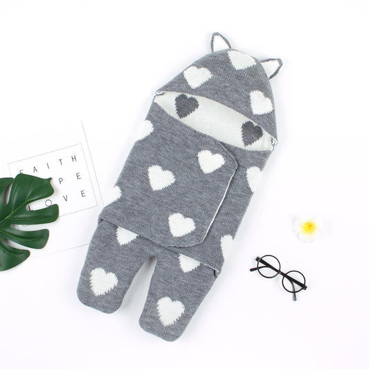 Baby Sleeping Bags Envelope Winter Warm Knitted Sleep sacks for Newborn Infant Stroller Bed Swaddle. - BIG FRENCHIES