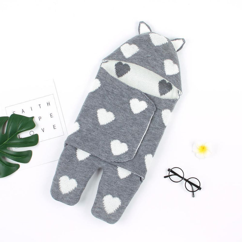 Baby Sleeping Bags Envelope Winter Warm Knitted Sleep sacks for Newborn Infant Stroller Bed Swaddle. - BIG FRENCHIES