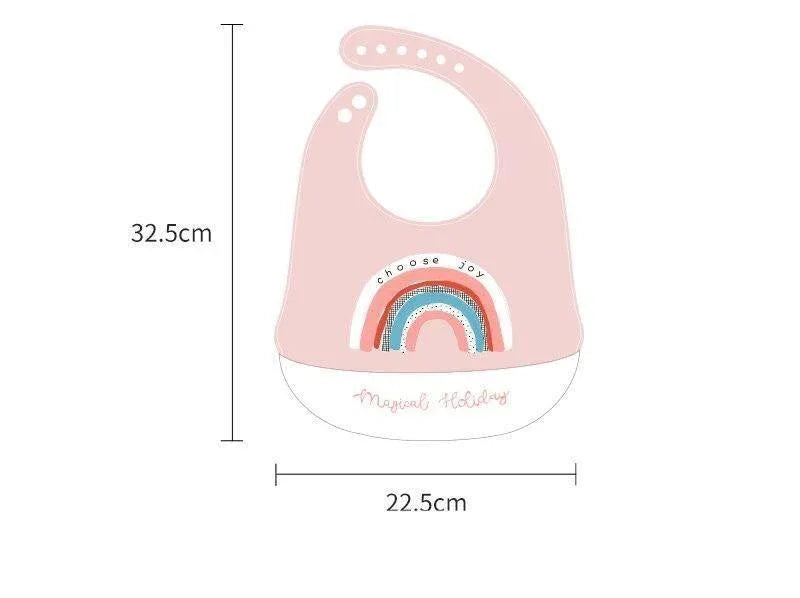 Modern Baby Bibs Waterproof Silicone Feeding Baby Saliva Towel Newborn Cartoon Aprons Baby Bibs Adjustable Burp for Baby Kids - BIG FRENCHIES