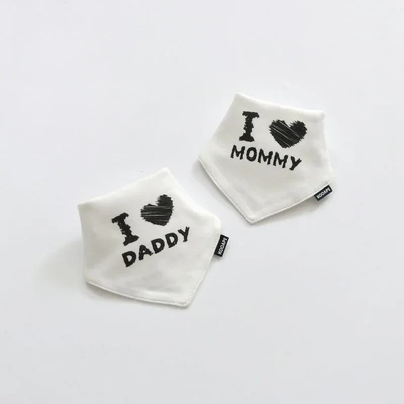 2 Pcs Baby Bibs Bandana Cotton Double Layers Drool Bib For Boys And Girls Triangle Bibs Infant Towel - BIG FRENCHIES