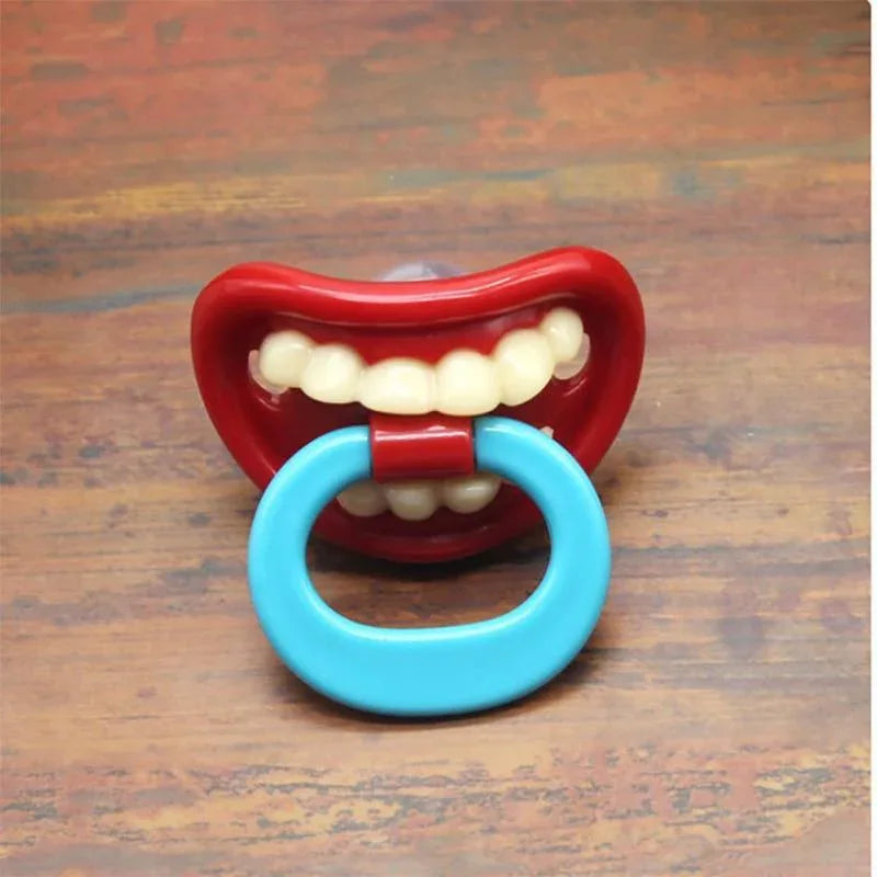 Baby Pacifier Soother Silicone Funny Nipple Dummy Baby Joke Prank For Toddler Nipples Teether Pacifier - BIG FRENCHIES