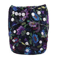 Baby Pocket Cloth Diaper Nappy Reusable Adjustable Washable No Inserts Nappie For Baby In Modern Printed Style - BIG FRENCHIES