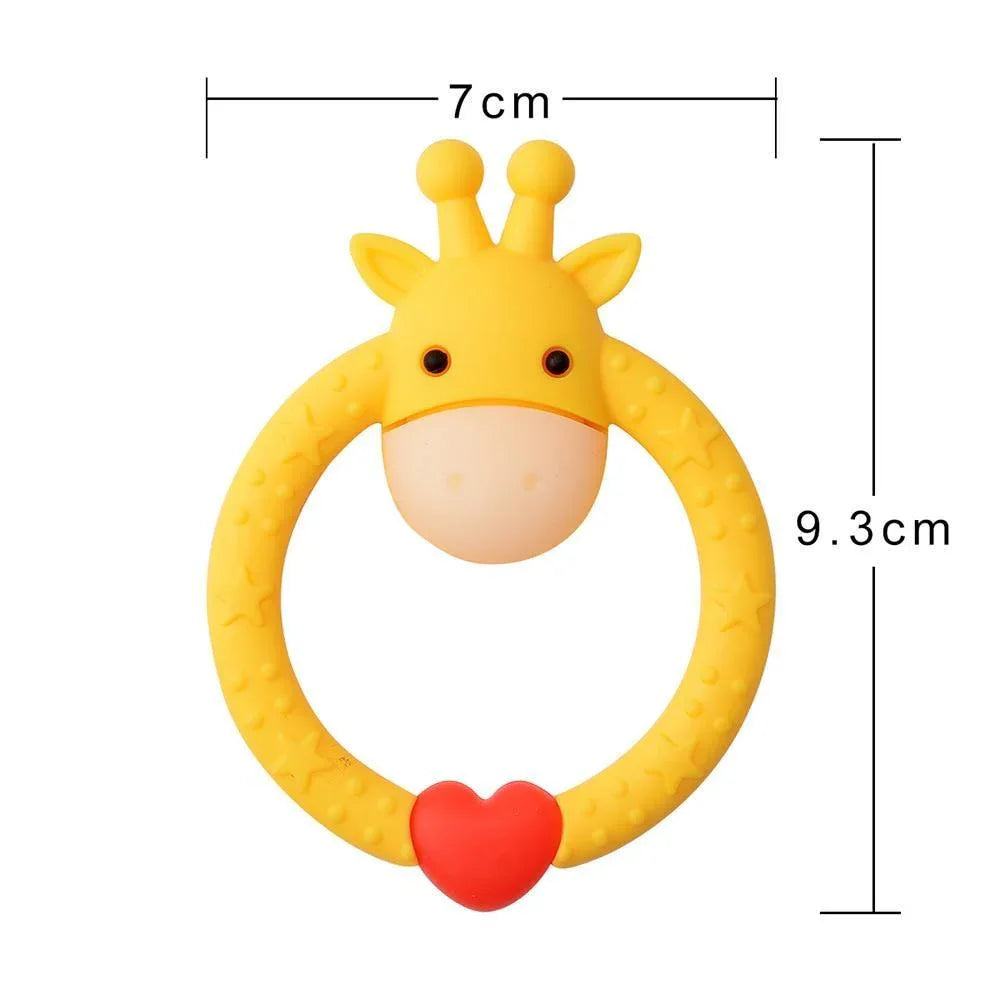 Cute Animal Baby Silicone Teether Child Supplies Baby Nursing Dental Care Child Sucking Toy Perfect For Kids And Parents - BIG FRENCHIES