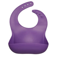 Silicon Breastplate Baby Bib Waterproof Solid Infant Bandana Bibs Newborn Feeding Burp Cloth Bib For Kids - BIG FRENCHIES