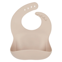 Solid Silicone Bibs Baby Feeding Saliva Towel Waterproof Soft Cloths Bandana Lightweight Infant Bibs - BIG FRENCHIES