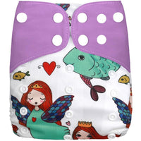 1Pcs Reusable Cloth Diaper Adjustable Baby Nappies Washable Nappy Durable Baby Diaper - BIG FRENCHIES