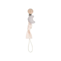 Modern Handmade Pacifier Chain Baby Teething Chains Crochet Rabbit Panda Beads Wooden Clips Wood Tiny Rod For Kids - BIG FRENCHIES