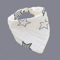 Modern 5PCS/Pack Cotton Baby Bibs 4 Lyers Girls Boys Triangle Feeding Burp Cloth Collar Scarf For Feeding - BIG FRENCHIES