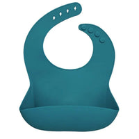 Silicon Breastplate Baby Bib Waterproof Solid Infant Bandana Bibs Newborn Feeding Burp Cloth Bib For Kids - BIG FRENCHIES