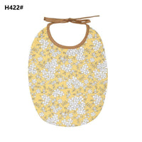 Floral Vintage Newborn Double Side Bibs Boys Girls Waterproof Linen Cotton Saliva Towel - BIG FRENCHIES
