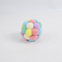 Fashion New Plush Pet Toy Cat and Dog Self-Hey Funny Cat Bite-Resistant Toy Ball Cute Funny Interactive Toy Balls For Cats Multicolor Toy Balls For Cat