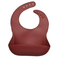 Newborns Solid Silicone Baby Feeding Bibs Burp Cloths Fashionable Breastplate Baby Stuff For Kids - BIG FRENCHIES