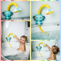 Baby Learning Colorful Bath Toys Game Elephant Shower Electric Water Spray Toy For Kids Swimming Fun Bathroom Toys - BIG FRENCHIES