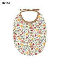 Floral Vintage Newborn Double Side Bibs Boys Girls Waterproof Linen Cotton Saliva Towel - BIG FRENCHIES