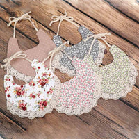 Infant Baby Bib Kid Toddler Dinner Feeding Tassel Double-side Cotton Linen Burp Cloths Saliva Towel For Baby - BIG FRENCHIES